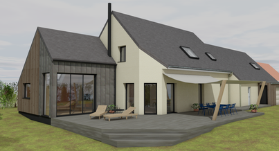 Photo d'un projet de Agrandissement Extension Maison à Sainte-Honorine-du-Fay