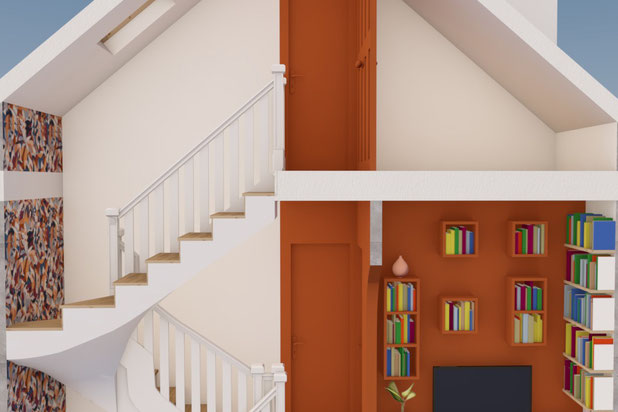 Escalier-renovation-maison-Cairon