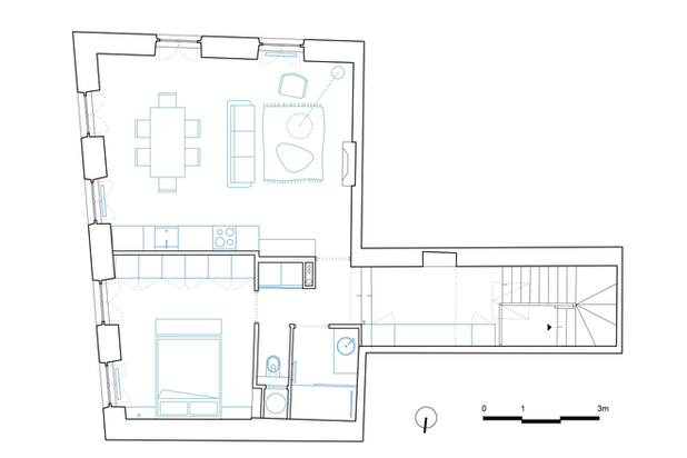 Plan Projet-renovation-appartement-La Rochelle