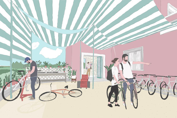 Site 1 - Vue sur Cyclofficine-rehabilitation-equipement-Cannes