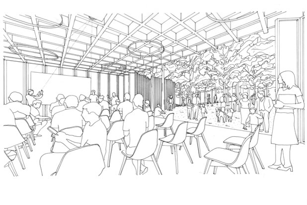 Croquis d'étude-renovation-equipement-Nanterre