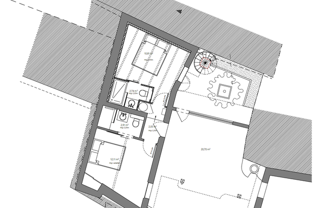Plan Projet - RDC-surelevation-maison-La Flotte
