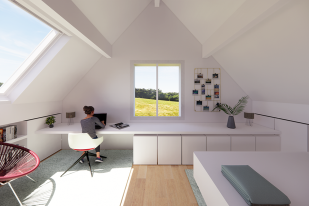 Chambre fille-amenagement-maison-Palaiseau