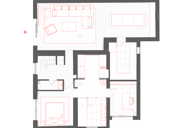 Le rez-de-chaussée-amenagement-maison-Orléans