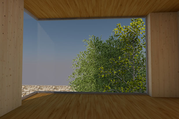 Vue depuis une chambre-construction-maison-Paris