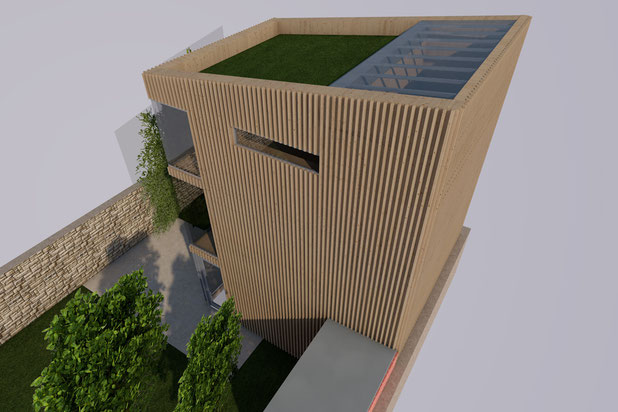 Vue Sud-Ouest-construction-maison-Paris