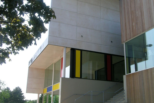 Vue sur l'entrée-construction-equipement-Bobigny