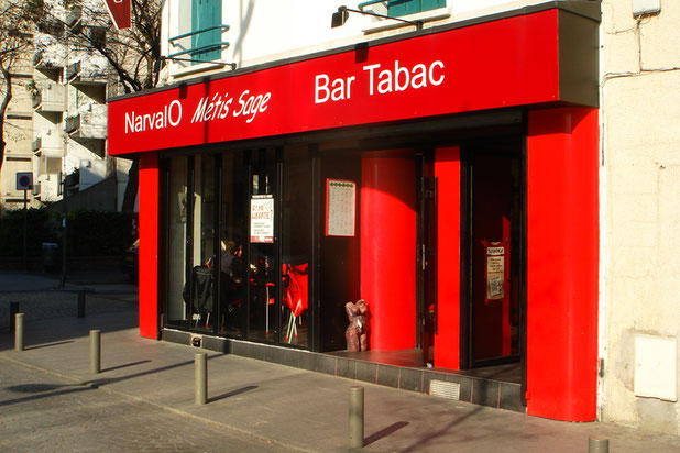 Vue de la double entrée-renovation-cafe_restaurant-Montreuil