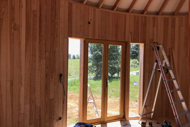 La baie du séjour-construction-maison-Saint-Martin