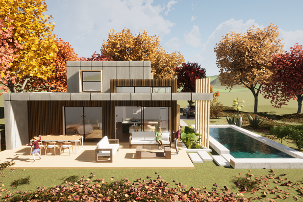Vue jour-construction-logement-Saint-Marc-Jaumegarde