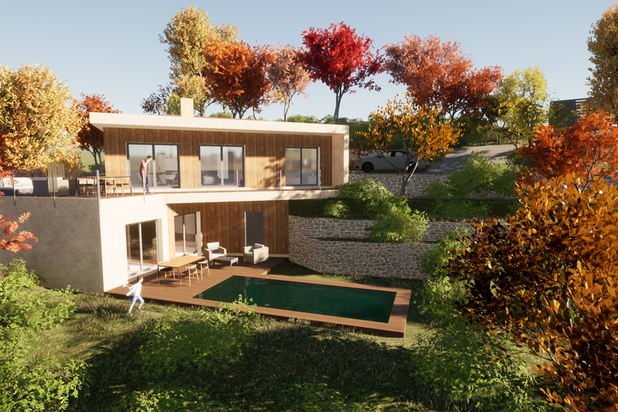 Vue de jour-construction-maison-Castellane