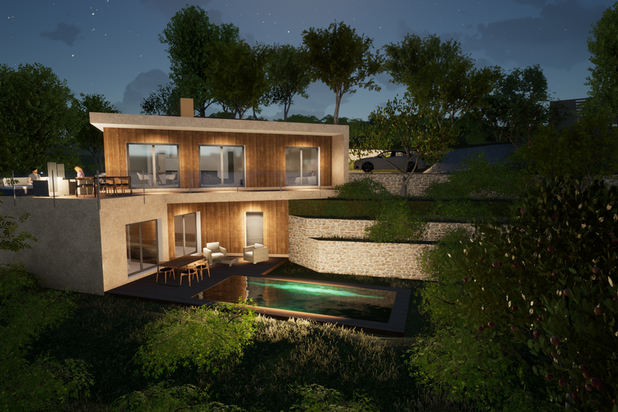 Vue de nuit-construction-maison-Castellane