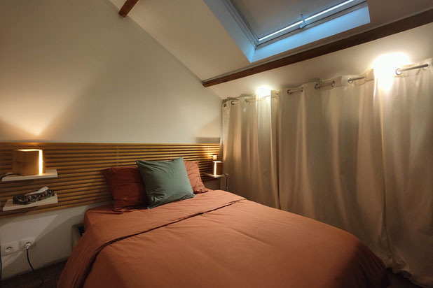 Chambre sous rampant-surelevation-maison-Marseille