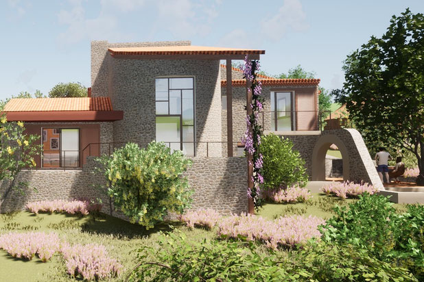Réhabilitation bâtisse provençale-renovation-logement-Méthamis