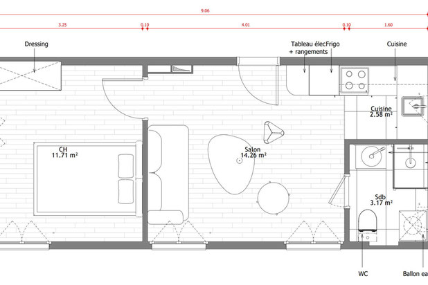 PLan d'aménagement-renovation-appartement-Ivry-sur-Seine