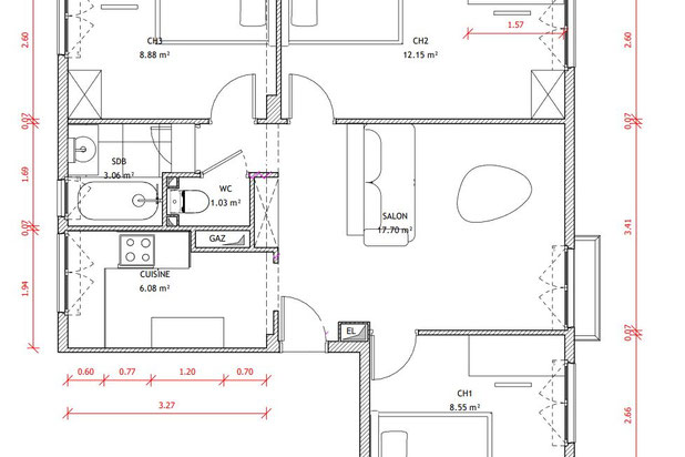 Plan d'aménagement-renovation-appartement-Villejuif