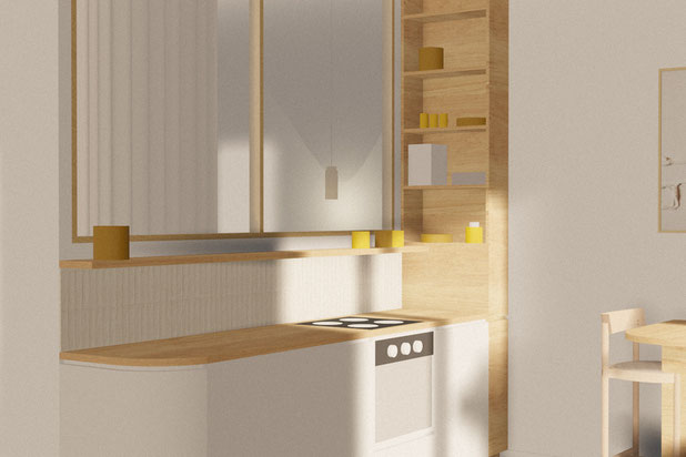 Cuisine-rehabilitation-appartement-Paris