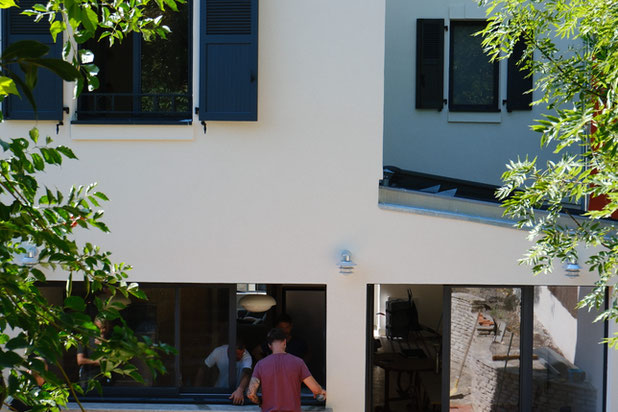 Façade sur jardin-agrandissement_extension-maison-Fontenay-sous-Bois