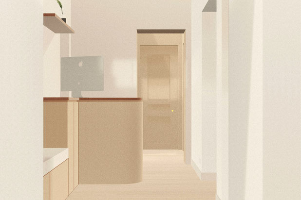 accueil et salle d'attente-renovation-boutique_local-Paris