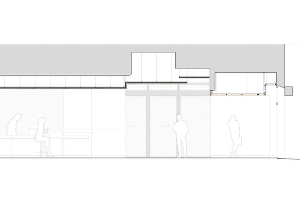 Coupe transversale sur le mail commercial-renovation-equipement-Maisons-Alfort