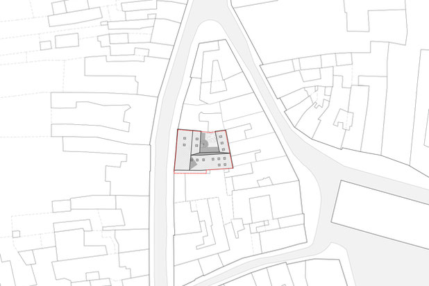 Plan masse-surelevation-immeuble-Arpajon