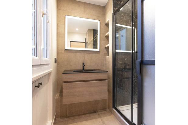 Salle d'eau-renovation-appartement-Paris