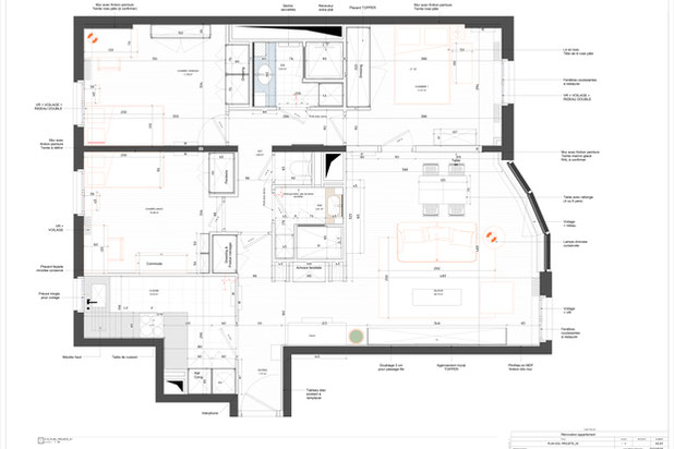 Plan projeté-renovation-appartement-Paris