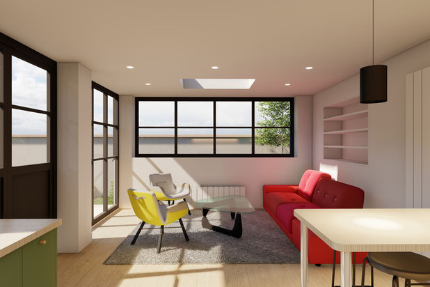 Salon extension-agrandissement_extension-extension-Caen