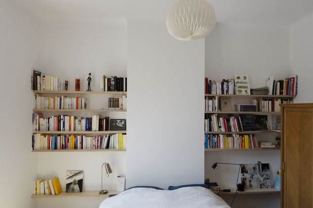 La bibliothèque-renovation-maison-Marseille