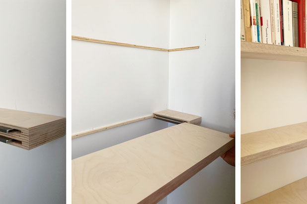 Technique de pose des étagères-renovation-maison-Marseille