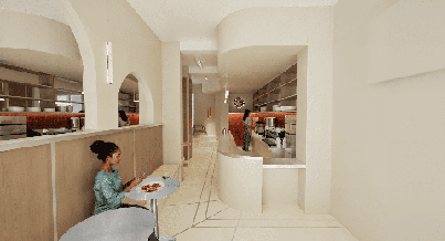 Photo d'un projet de Rénovation Café ou restaurant à Paris