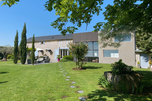 Perspective extérieure-agrandissement_extension-maison-Caillouet-Orgeville