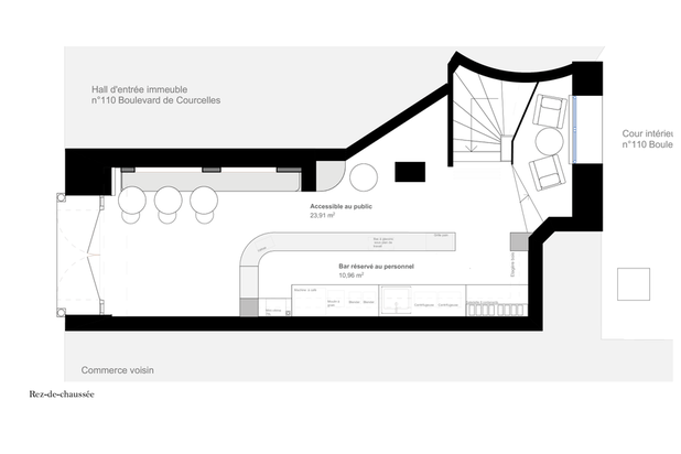Plan RDC-renovation-cafe_restaurant-Paris