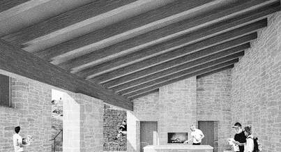 Bodegas de Baltanas patio b Architecte CNOA Photo d'un projet de Réhabilitation Équipement à Baltanás