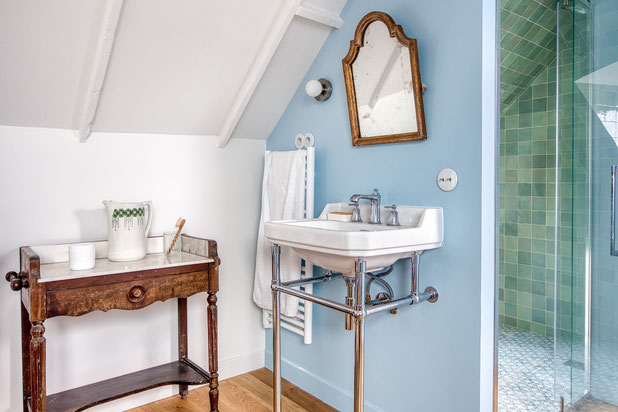 La suite parentale - coin douche-renovation-maison-Douarnenez