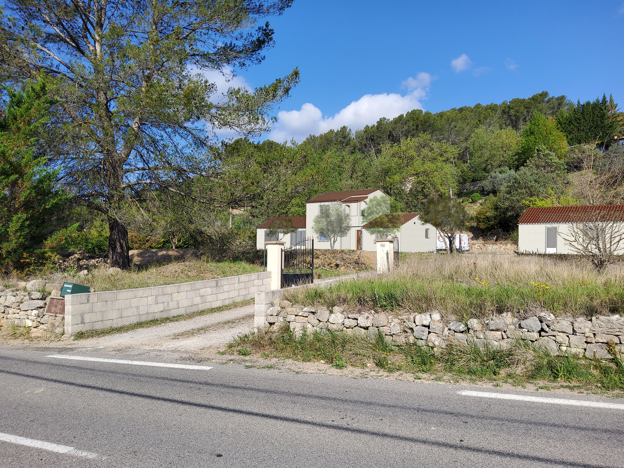 Maison Callas - Projet extension surélévation - Permis de Construire – extension de maison Mayenne