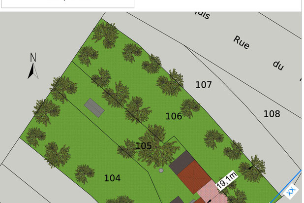 Plan de masse du projet-rehabilitation-maison-Chalindrey