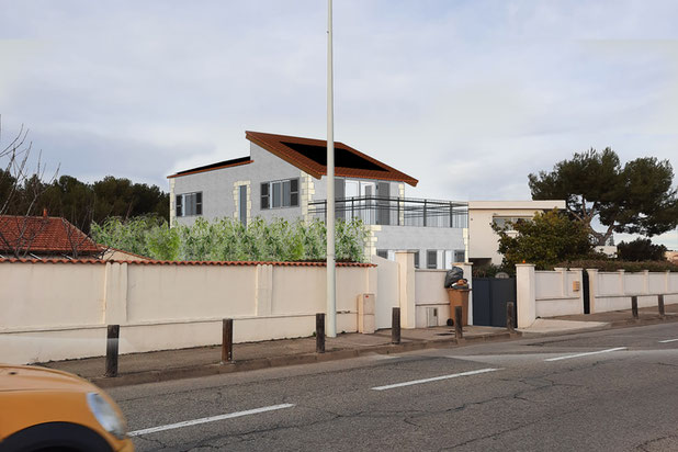 Projet de surélévation-surelevation-maison-Martigues