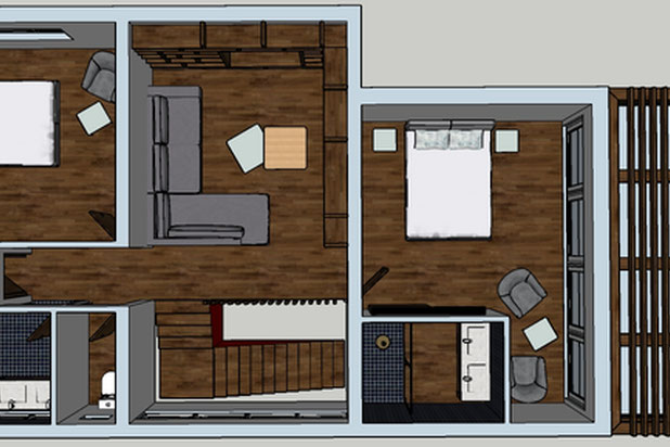 Vue R+1-surelevation-maison-Martigues