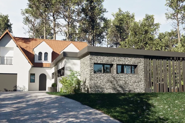 Vue rue-construction-extension-Neufchâtel-Hardelot