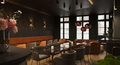 Photo d'un projet de Rénovation Café ou restaurant à Lille