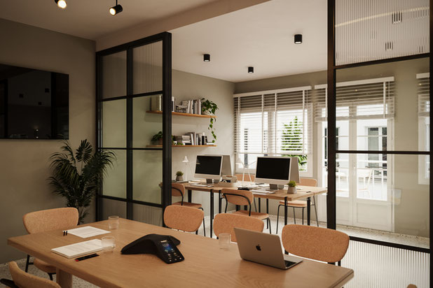 Espace de réunion-renovation-bureaux-Paris