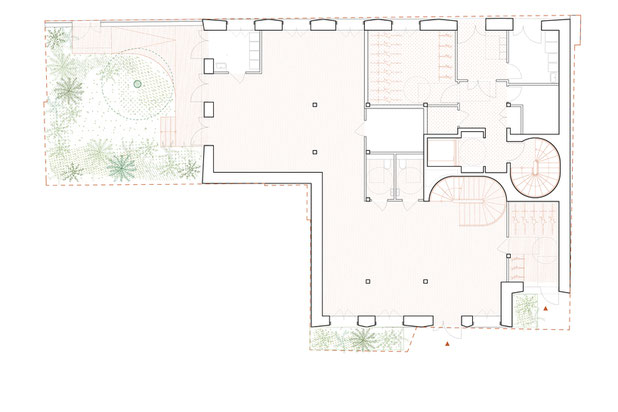 Plan rdc-construction-immeuble-Paris
