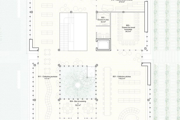 Plan étage-construction-immeuble-Champagne-sur-Seine