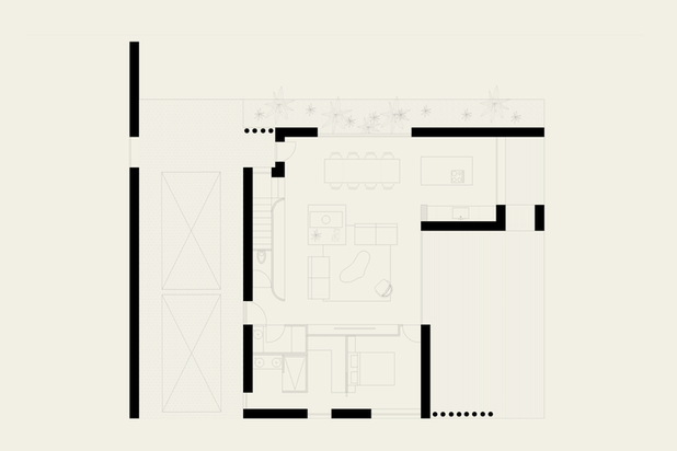 Projet / Plan du RDC-construction-maison-Corrèze