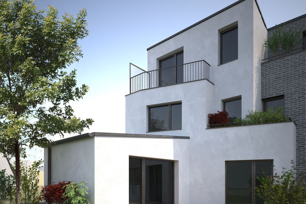 Vue 01 depuis le cœur d’îlot-construction-maison-Noisy-le-Grand