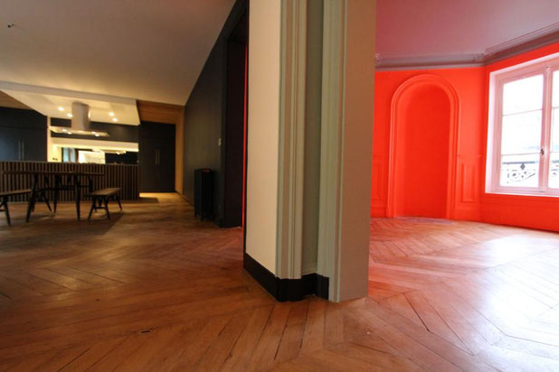 Vue de l’entrée-renovation-appartement-Paris