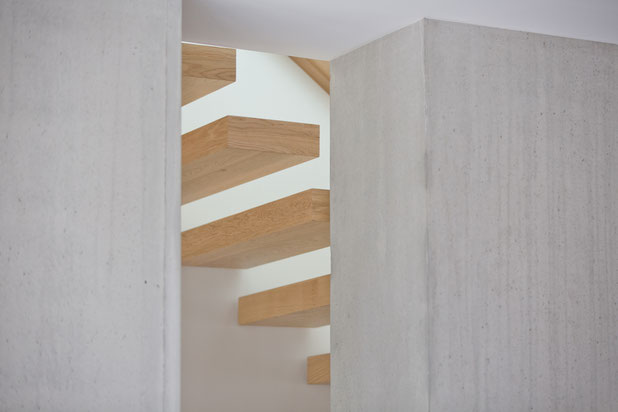 Sts - Détail escalier-construction-maison-Saint-Sébastien-sur-Loire