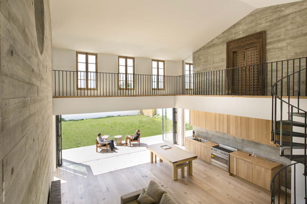 Séjour vers jardin-construction-maison-La Rochelle