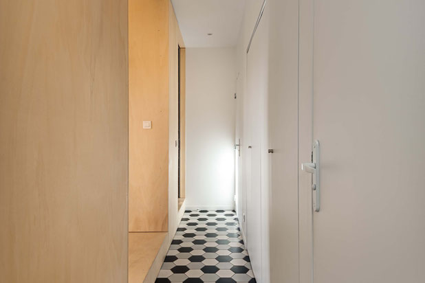 Couloir chambre surélevée-agrandissement_extension-logement-Salvizinet